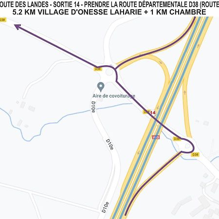 Chambre Au Pied De La Foret Onesse-et-Laharie 外观 照片